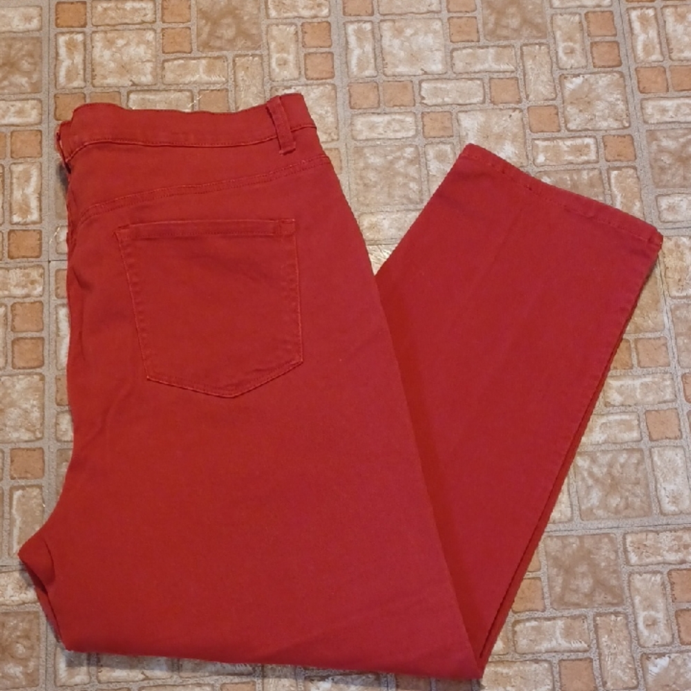 Goria Vanderbild Rust Color Jeans Women's Size 22W